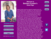 Tablet Screenshot of barbaracrooker.com